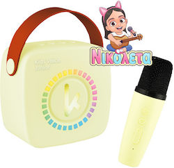 Kiddoboo Boxă Karaoke cu Microfon Fără Fir NikoletaTV
