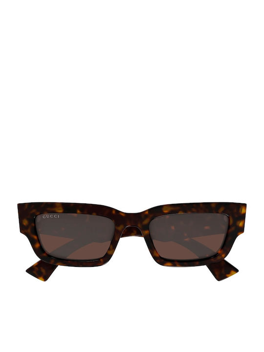 Gucci Unisex Ochelari de soare cu Maro Tortoise...