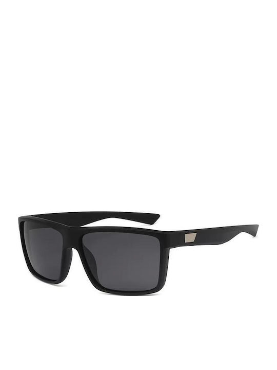 Polareye Unisex Sunglasses with Black Frame and Black Polarized Lens PL74-B