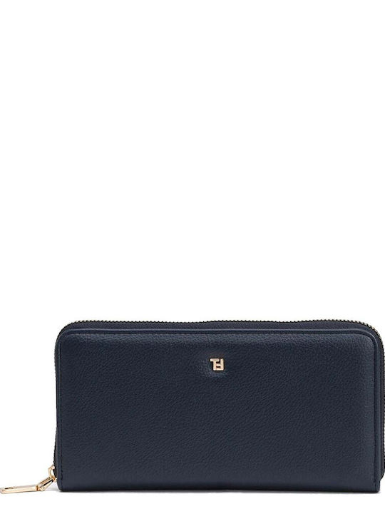 Tiffosi Large Leather Women's Wallet Classic Blue