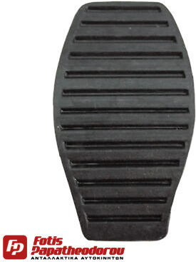 Malo Car Pedal for Fiat from Rubber Black