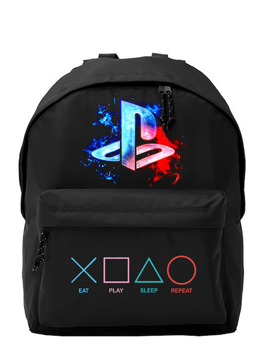 School Backpack School Bag Pegasus Brand Playstation Print