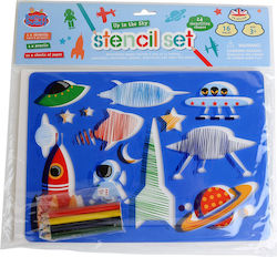 Bb028 Buddy Barney Set aus Weltraum-Stencils