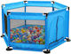 Яма За Топки Baby Playpen Dry Ball Pool Текстилен Hw-b005 Син
