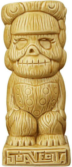 Чаша за Коктейли Tiki Feggrini 330ml Suavecita Кафява