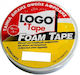 Logo Ταινία Διπλής Όψης Αφρώδη 19mm X 5m