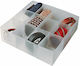 Storage Box 12 Slots Lid 31 X 31 X 10 Cm Ordinett