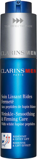 Clarins Men Soin Lissant Rides Fermeté Cremă Hidratantă și Anti-îmbătrânire de Zi pentru Bărbați pentru Față 50ml