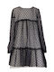 M&B Kid's Fashion Детска Рокля Дълъг ръкав Тюл Dark blue.
