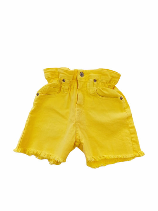 Please Kinder-Shorts/Bermudas Stoff Gelb