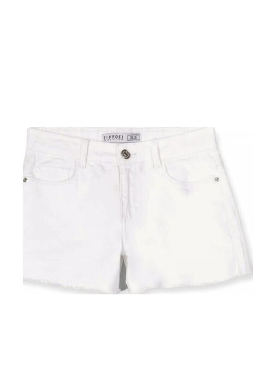 Tiffosi Kinder-Shorts/Bermudas Stoff Weiß