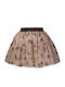 M&B Kid's Fashion Kids' Tulle Tutu Skirt Beige