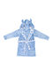 Bonito Kids' Robe Winter Fleece Light Blue