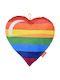 Pillow-Photo Frame Emoji Coloured Heart 30x30cm