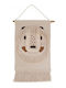 Παιδικη Παντα Τοιχου Nattiot Little Leopold Ecru 35x45 100% Βαμβακι