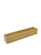 Ankor Hölzernes Aufbewahrungsbox Beige 38x7.5x6.8cm 1Stück