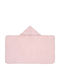 Baby Bath Towel Pink 100% Organic Cotton for 0 2 Years 120 Cm