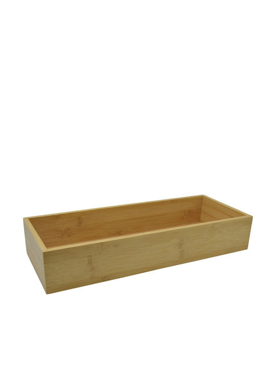 Ankor Lemn Cutie de Depozitare Bej 38x18x6.8cm 1buc