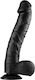Ophelia's Dream Realistisches Dildo mit Hoden und Saugnapf Schwarz 33cm