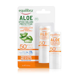 Equilibra Aloe Eye & Lips Contour Waterproof Sunscreen Stick Lips SPF50+ 12ml