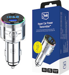 3MK FM Transmitter Αυτοκινήτου με USB / Bluetooth