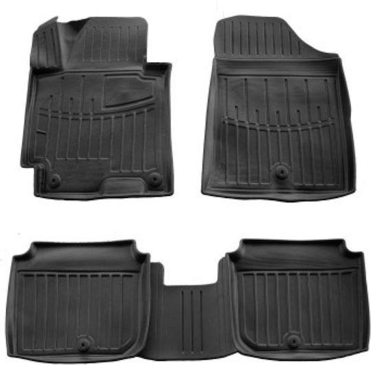 Umbrella Set Covorașe Față și Spate 2buc din Furtun pentru Hyundai Elantra 2010-2015 Negre