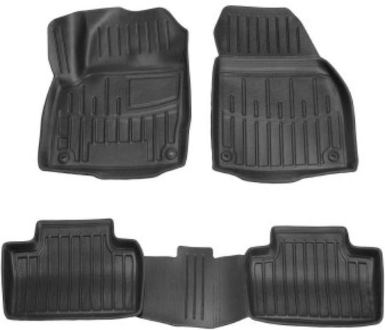 Umbrella Set Covorașe Față și Spate 2buc din Furtun pentru Land Rover Range Rover Evoque 2011-2018 Negre