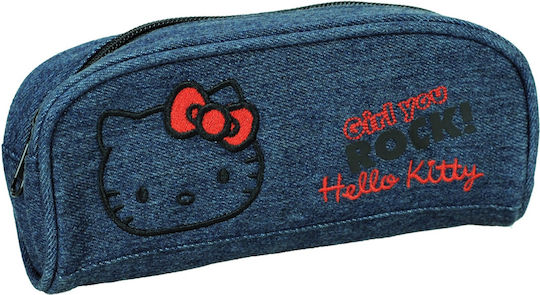 Gim Hello Kitty Ученически Несесер Цилиндър Син