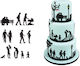 Family Silhouette Rodzina Sugar Paste Cookie Cutters