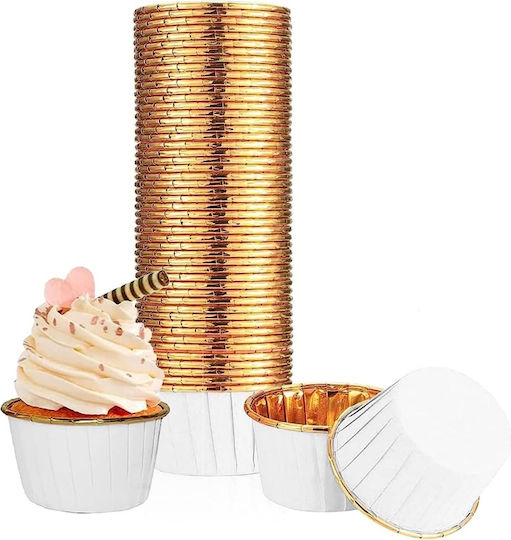 Cake Land Καραμελόχαρτα για Cupcakes Χάρτινα 5x4cm 50τμχ