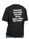 Bluza Tricou Cu Mânecă Scurtă Neagră