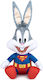 Bugs Bunny Looney Tunes 100th Anniversary Ντυμένος Superman Λούτρινο 22cm