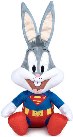 Bugs Bunny Looney Tunes 100th Anniversary Ντυμένος Superman Λούτρινο 22cm