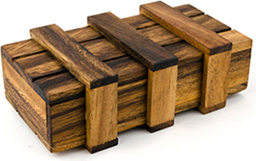 Wooden Logic Puzzle Double Secret Box Large