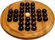 Wooden Logic Riddle Solitaire Round Large