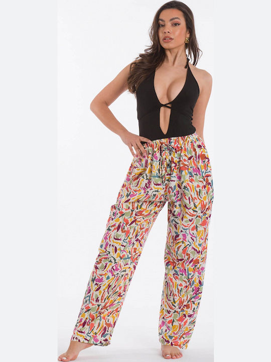 Rima Beachwear Γυναικεία Παντελόνα Παραλίας Πορ...