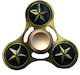 Finger Spinner Metallstern 2 Minuten Gold Blau