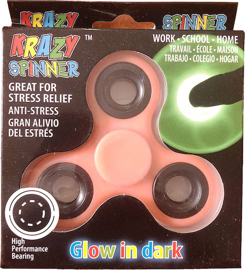 Glow Three Leaves 2 Minutes Fidget Spinner Plastic Roz