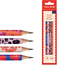 Pencils Interdruk 368416 Tutto Bello Set 4 Pieces HB Pencils Interdruk 368416 Tutto Bello Set 4 Pieces HB