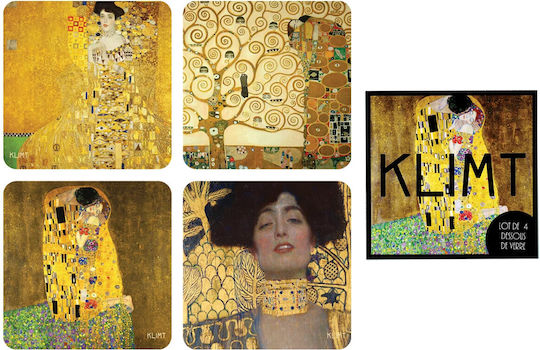 Σουβέρ Klimt 4 Pcs 10 Cm