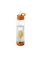 Pf Concept Bottle Water Plastic with Screw Cap Orange 740ml