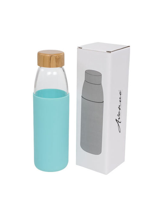 Pf Concept Bottle Water Glass with Screw Cap Transparent 540ml
