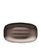 B398 Black Serving Platter with Non-Metallic Material L30xW19xH3.4cm