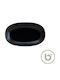 Δίσκος Οβάλ Πορσελάνης 29cm Notte Black Bonna Σετ 6 Τεμαχιων C379106