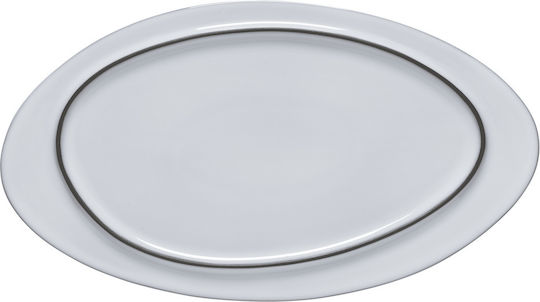 Ambar Salzmeer Oval Servierplatte 37 cm Steinzeug Eco Gres Costa Nova
