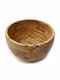 Wooden Art Deep Salad Bowl Made of Beech Wood 18cm 0125