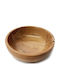 Wooden Art Salad Bowl Plate of Beech 20cm 0119