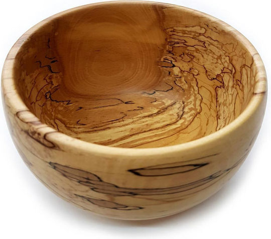 Wooden Art Deep Salad Bowl Made of Beech Wood 20cm 0126