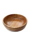 Wooden Art Salad Bowl Wooden Maple 26cm 0108