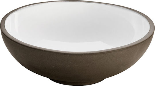 Playground Renew Bol de Servire Rotund 14cm Alb Ceramică
